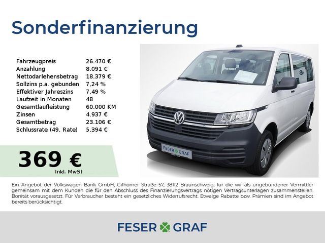 Volkswagen T6 Transporter Kombi LR 2.0l TDI 81kW / PDC v+h