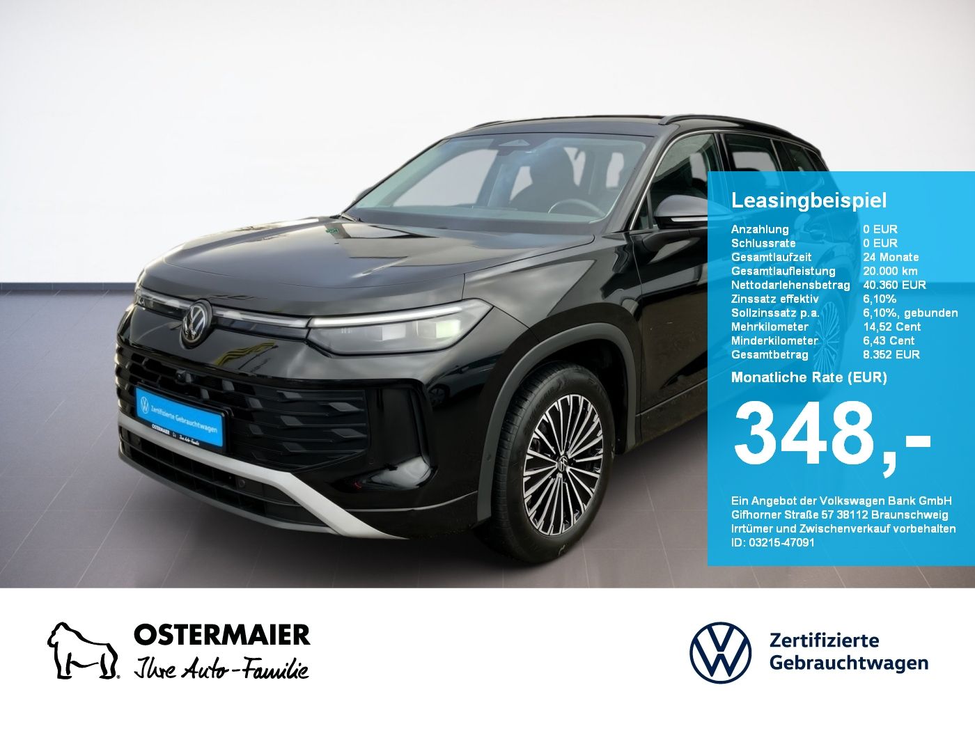 Volkswagen Tayron LIFE 2.0TDI 193PS DSG 4M ACC.7-S.AHK.AREA