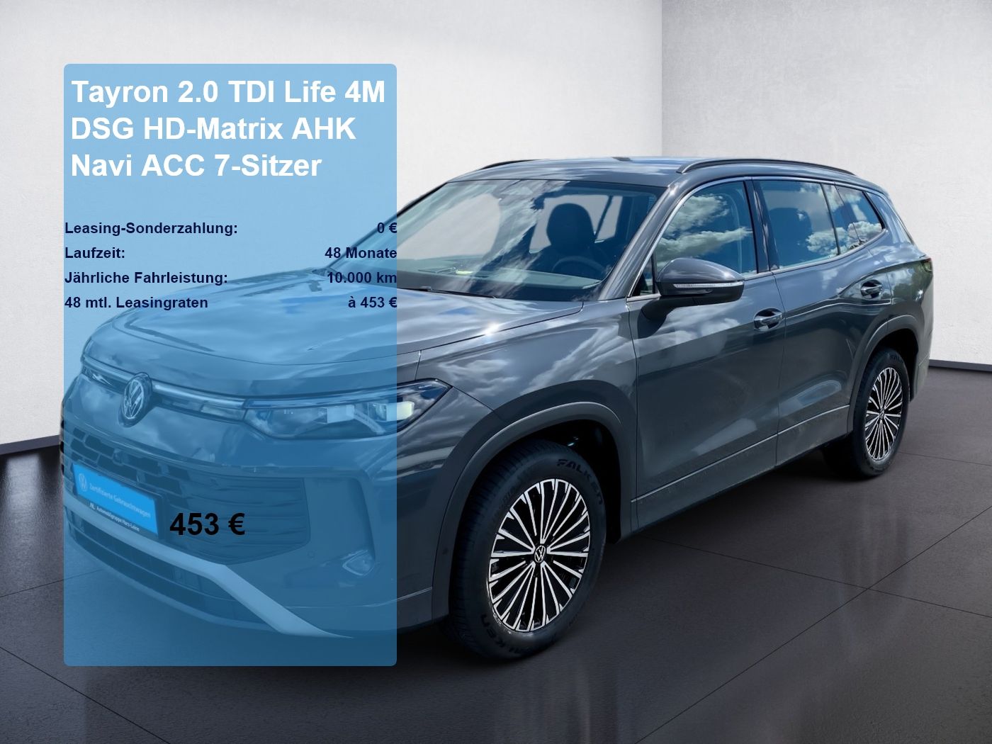 Volkswagen Tayron 2.0 TDI Life 4M DSG HD-Matrix AHK Navi AC