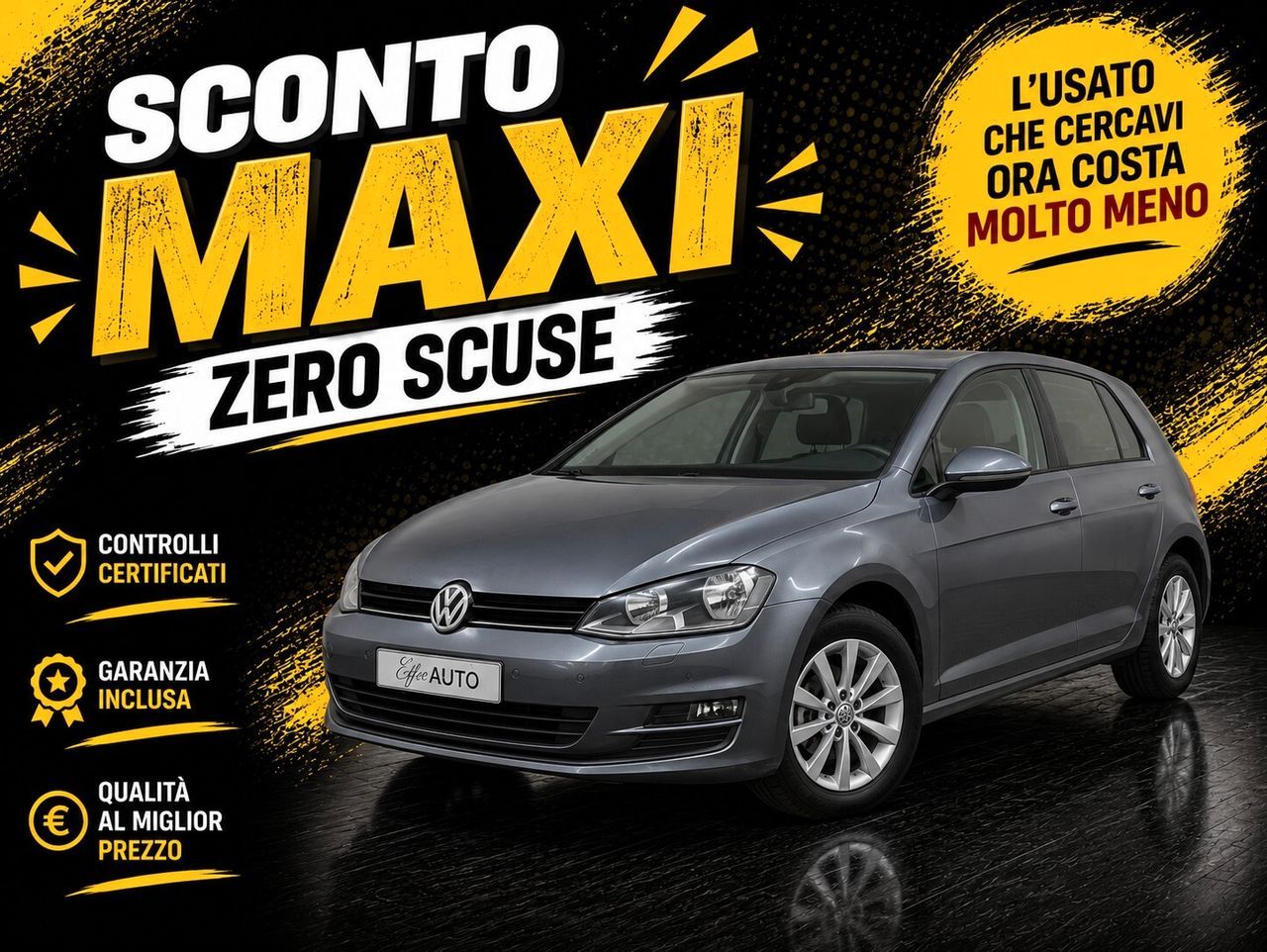 VW VOLKSWAGEN GOLF 7 1.6TDI 110CV BUSINESS-2016