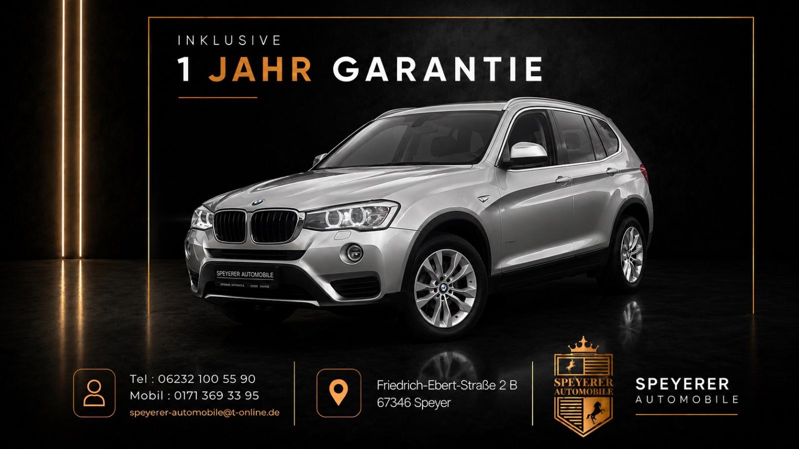 BMW X3 xDrive 20 |NAVI|XENON|SHZ|AUTOMATIK|AHK|LEDER