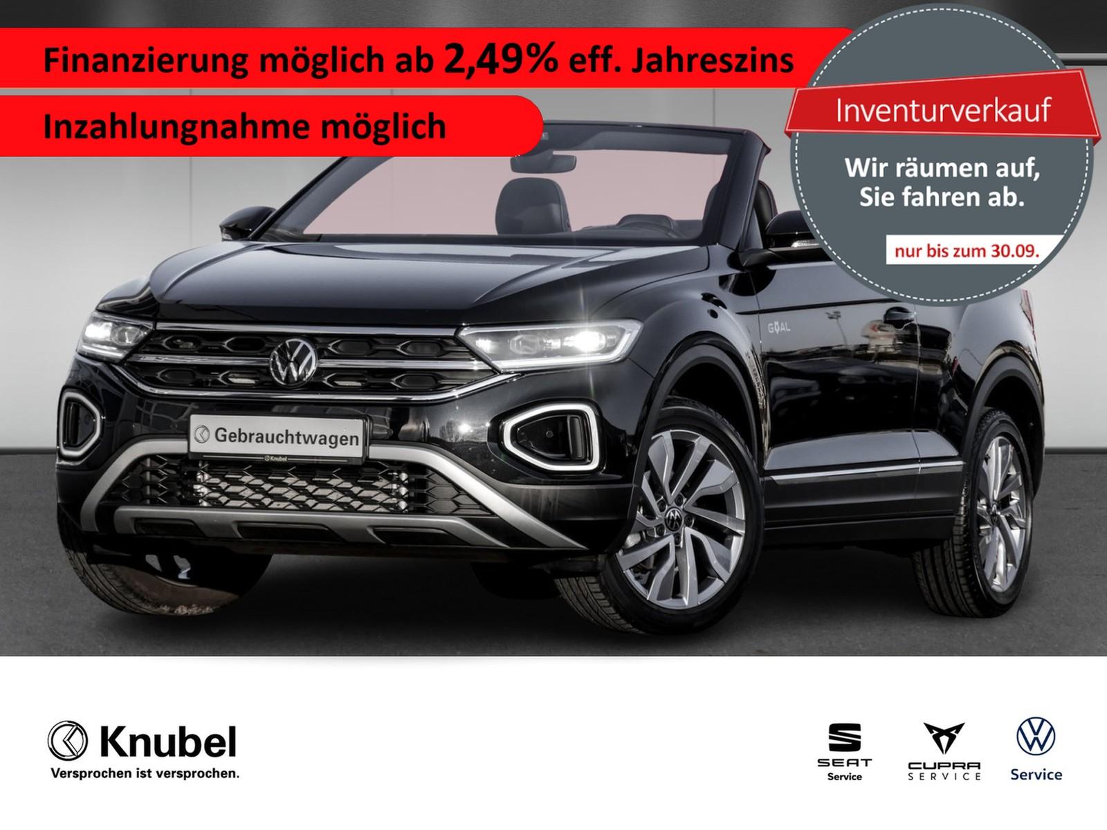 Volkswagen T-Roc Cabriolet GOAL 1.5 TSI LED+ Navi AHK 18" T
