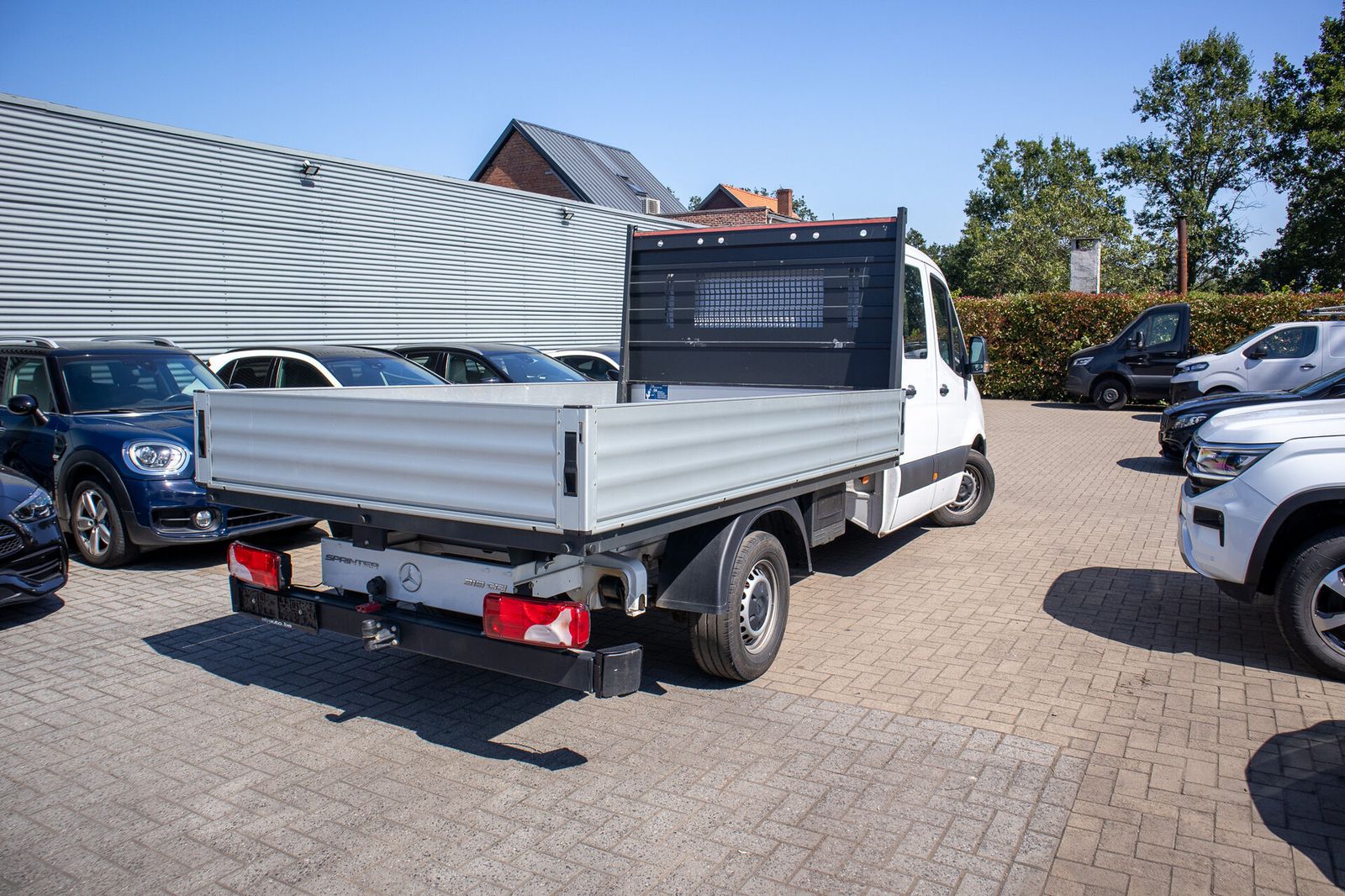 Mercedes-Benz Sprinter 319 OPEN LAADBAK, DUBBELE CABINE, DOKA, imagem 2