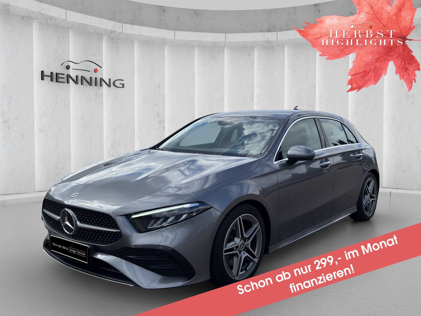 Mercedes-Benz A 220 d AMG Line Kamera Ambiente LED Spurhalte