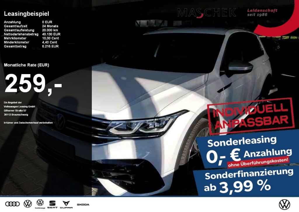 Volkswagen Tiguan R *Sonderleasing ohne zzgl Kosten* *nur n