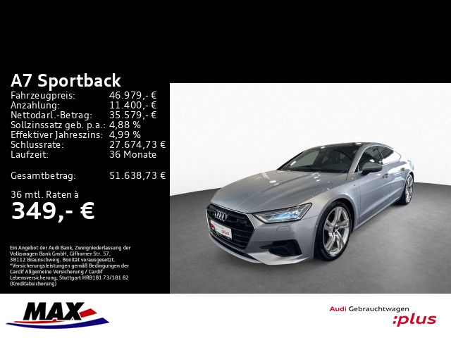 A7 Sportback 55 TFSI QUAT S LINE LED+PANO+LEDER+