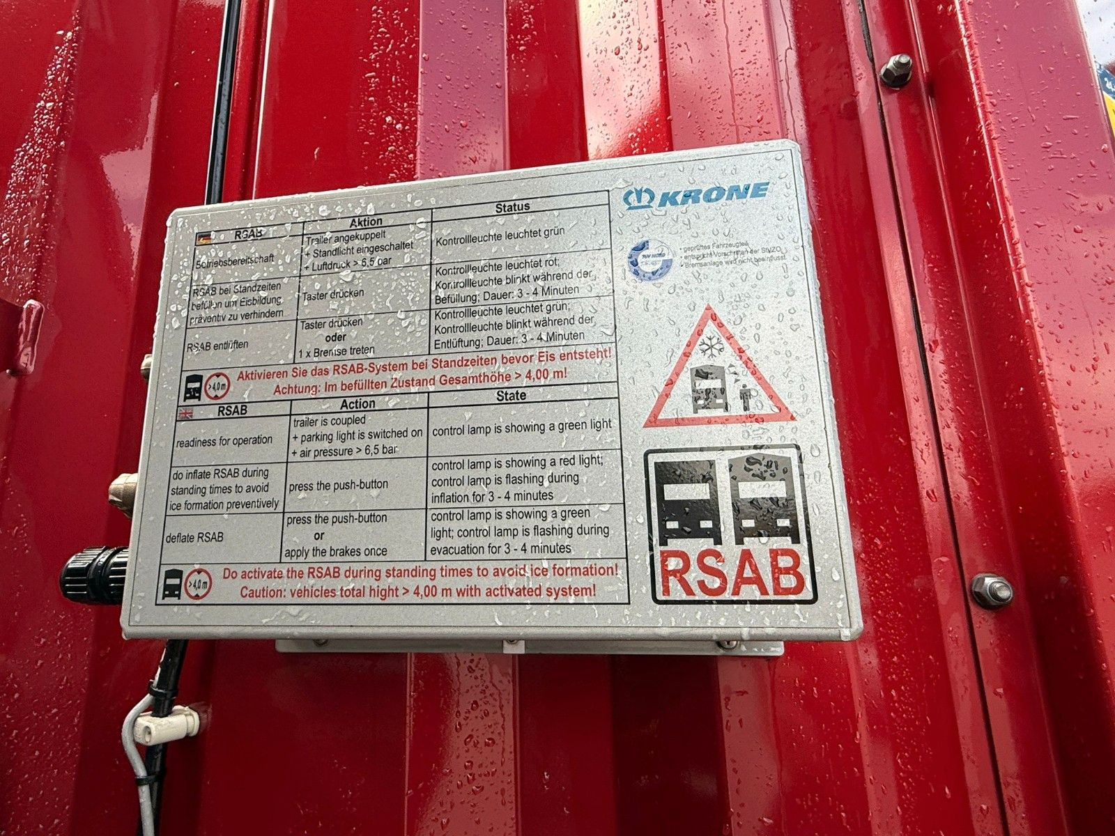 Fahrzeugabbildung Krone Lenkachse - Alcoa Felgen+Ice Protect