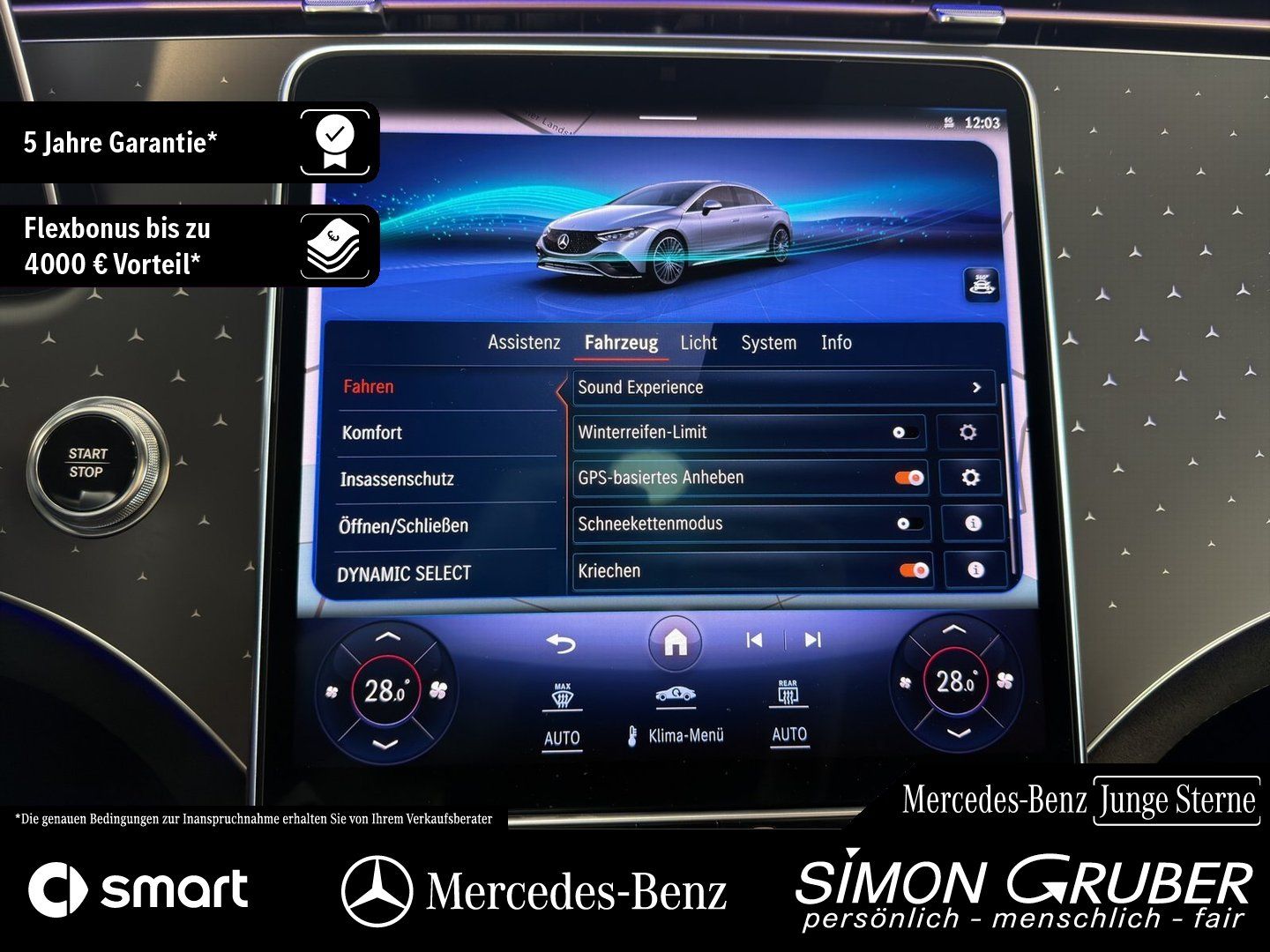 Fahrzeugabbildung Mercedes-Benz EQE 350 4M AMG Night Pano Airmatic HAL 0,25%