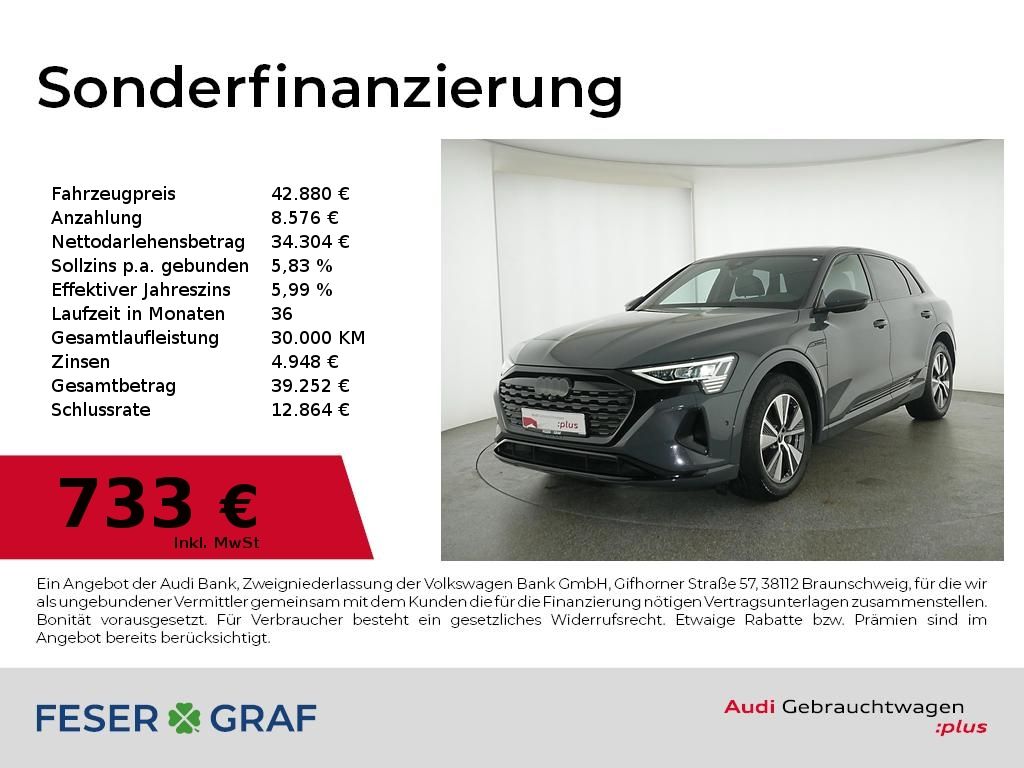 Audi Q8 55 e-tron S line qu.Luftfederung/B&O/Pano/19"