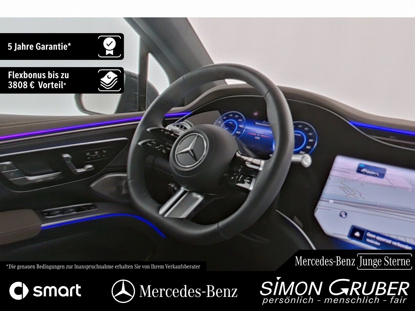 Fahrzeugabbildung Mercedes-Benz EQS 500 4M SUV AMG Sitzklima AHK 7Sitze 118kw