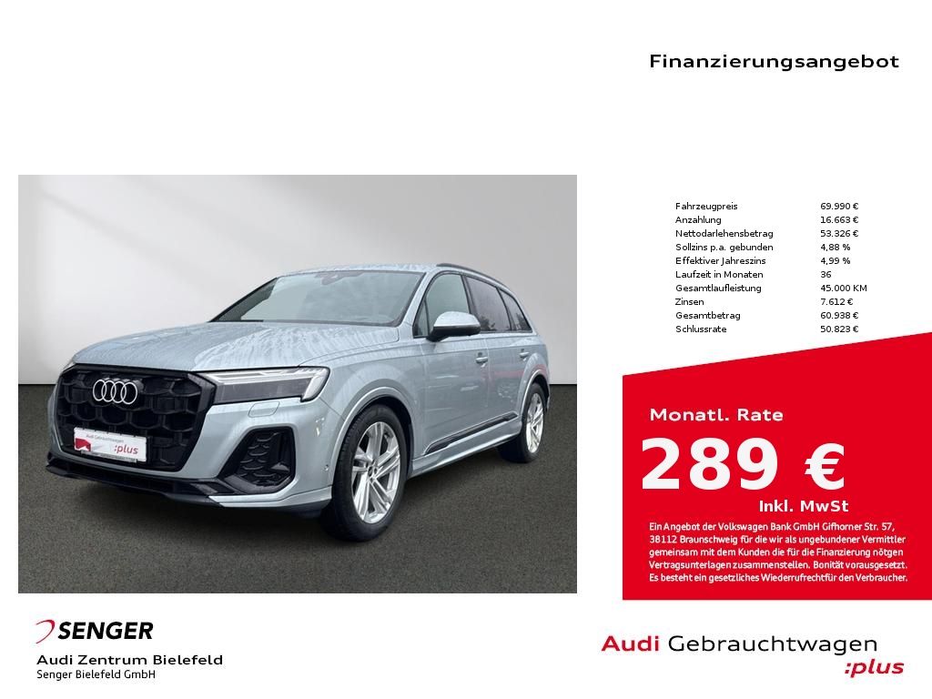 Audi Q7 S line 50 TDI quattro Matrix Panorama ACC AHK