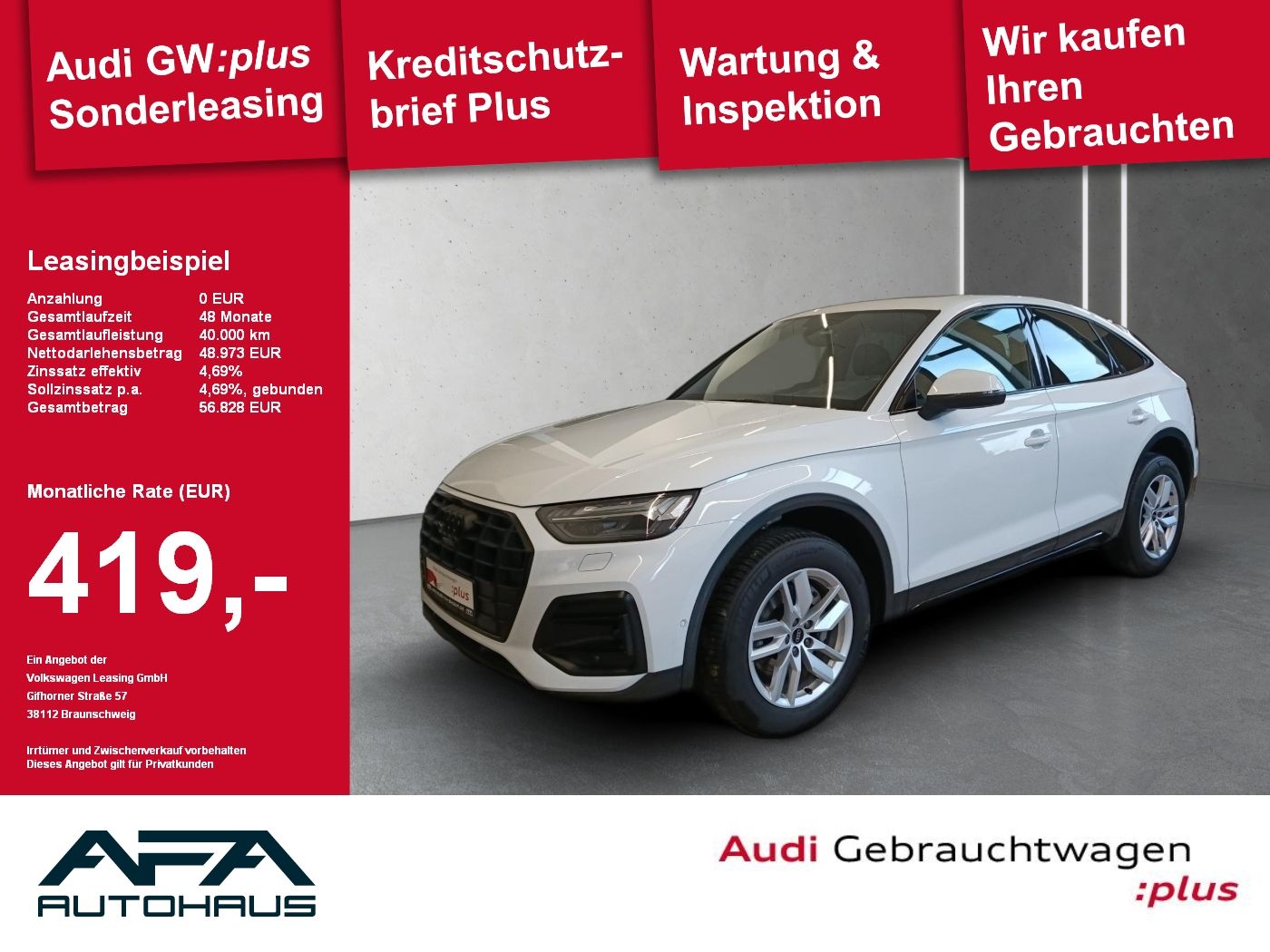 Audi Q5 Sportback 40 TDI qu. Pano*AHK*360°*Matrix