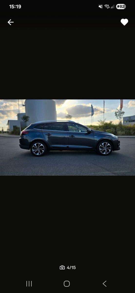 Renault Megane 2014 — rear view