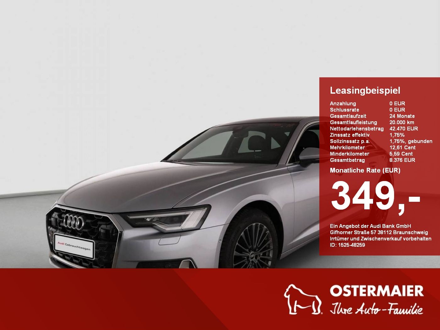 Audi A6 Limousine ADVANCED 40 TDI S-TRONIC PANO.MATRI