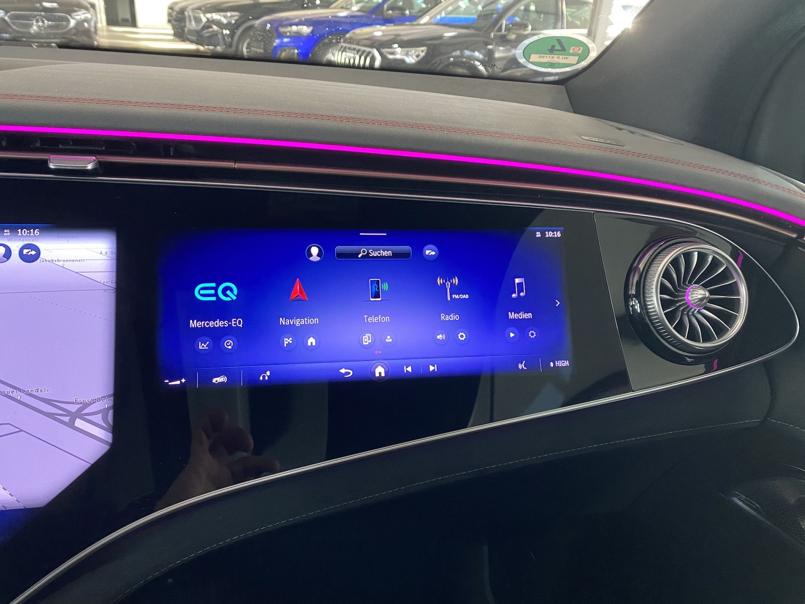 Fahrzeugabbildung Mercedes-Benz EQE SUV 500 4M AMG/HYPER/PANO/´21/BUR/360/AHK/