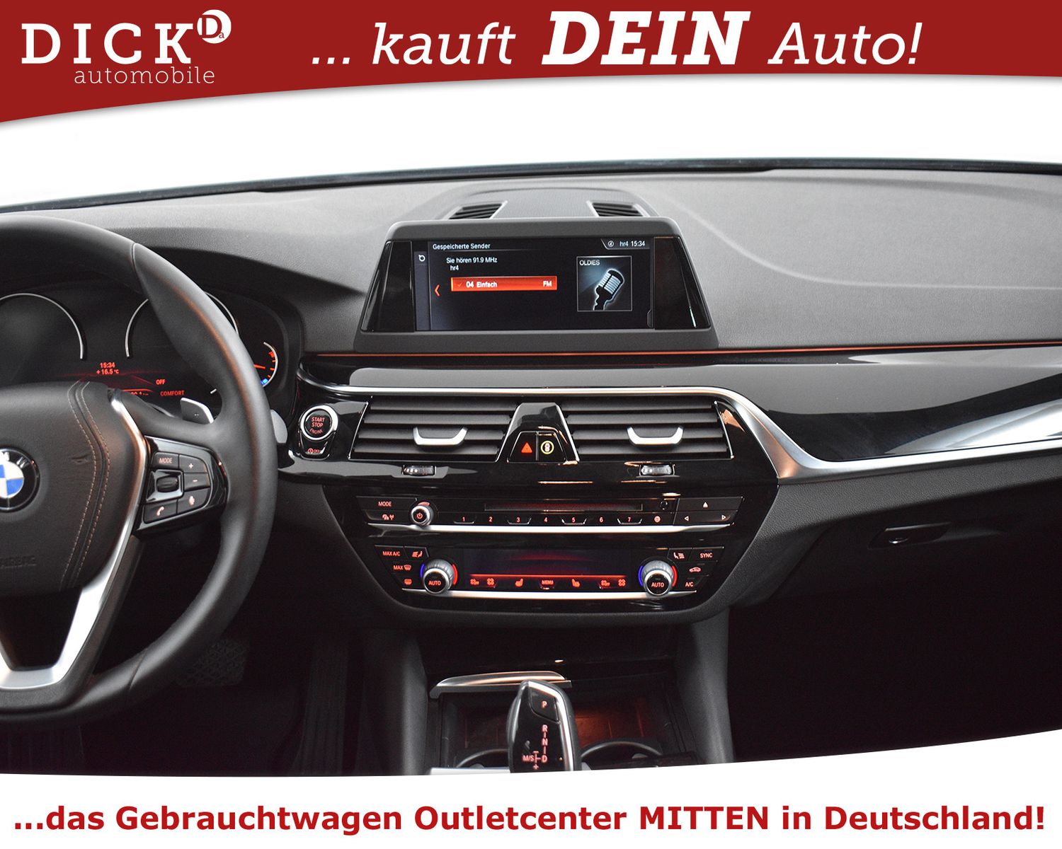 BMW 540i xDr Sport Line NAVI+KAM+LED+AHK+4X SHZ+M18" - Image 14