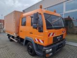 MAN 8.150 Pritsche/Doka 6 Sitzer DPF/2xAHK/76000 KM - MAN 150