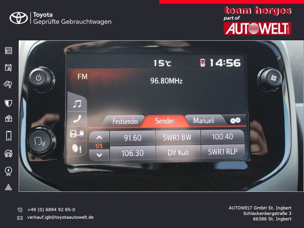 Fahrzeugabbildung Toyota Aygo x-play Team Deutschland