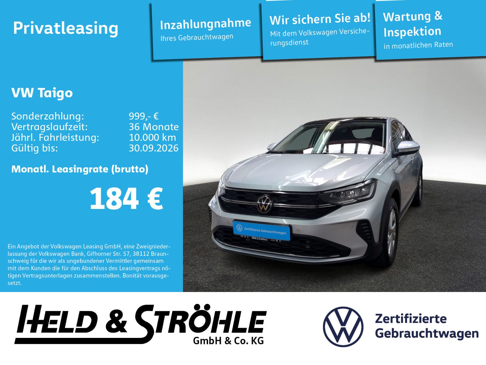 Volkswagen Taigo Life 1.0 TSI AHK PANO LED NAVI KAM SHZ foto 1