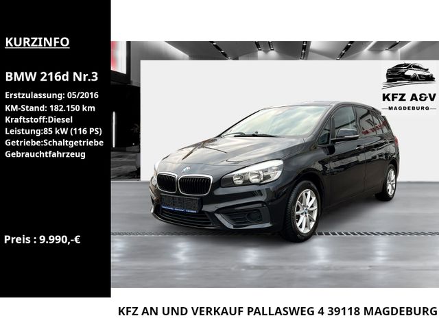 BMW 216 Gran Tourer 216d Sport Line /E3