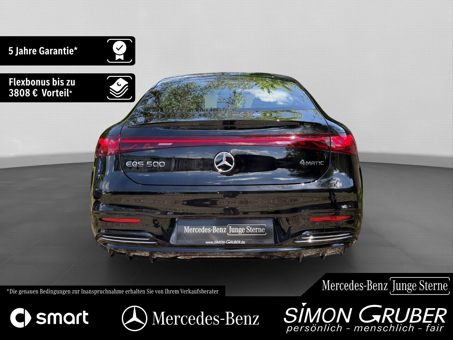 Fahrzeugabbildung Mercedes-Benz EQS 500 4M AMG Massage Sitzklima AHK Mod 2026