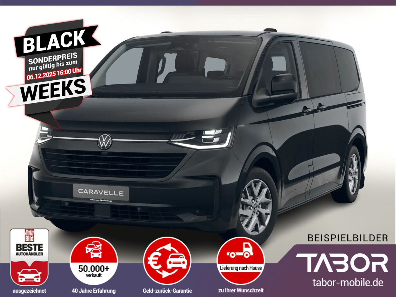 Volkswagen T7 Caravelle 2.0 TDI 150 Aut Style Matrix Nav