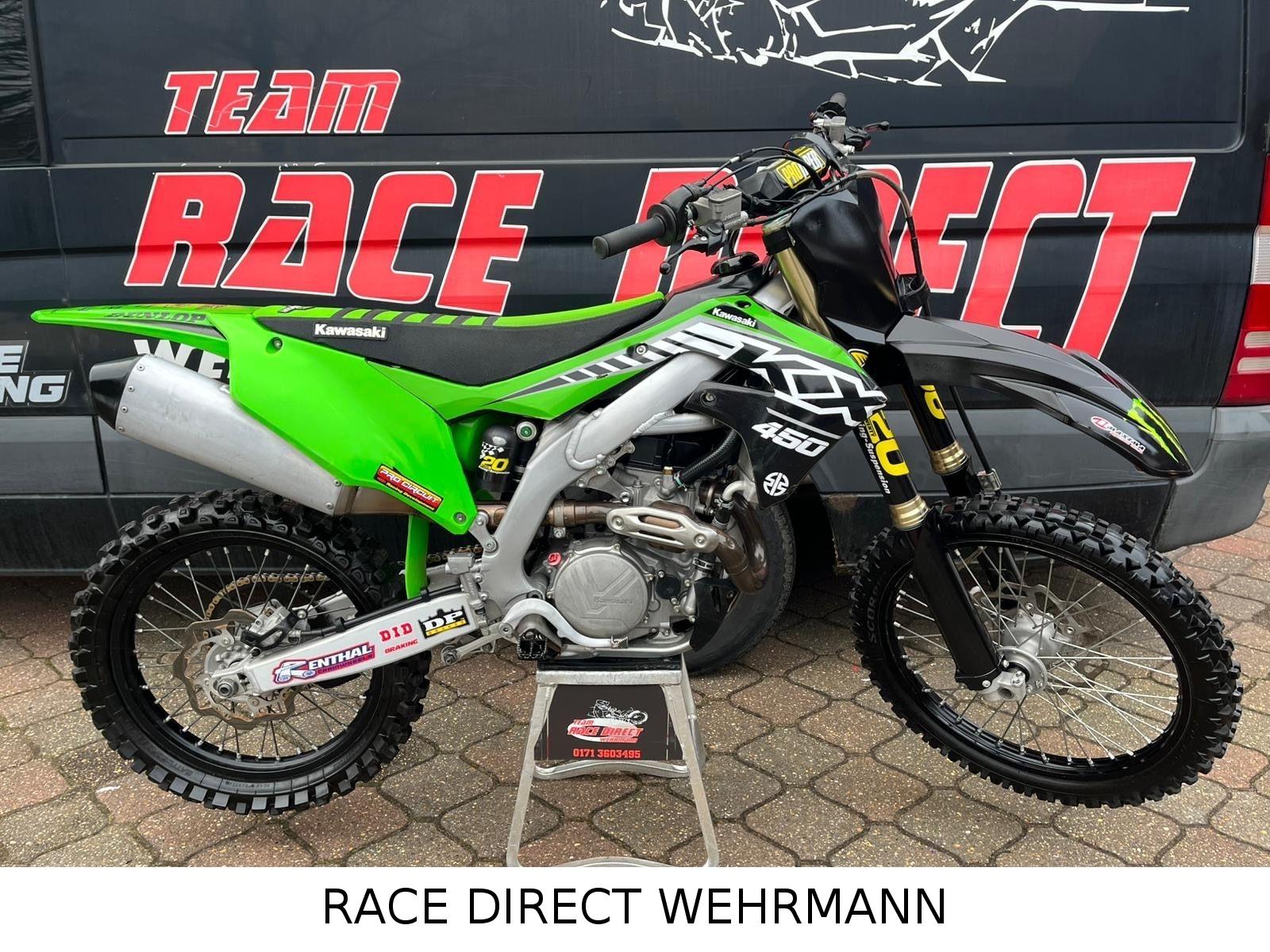Kawasaki KX 450 F wenig Stunden TOP Inzahlung. Finanzier.