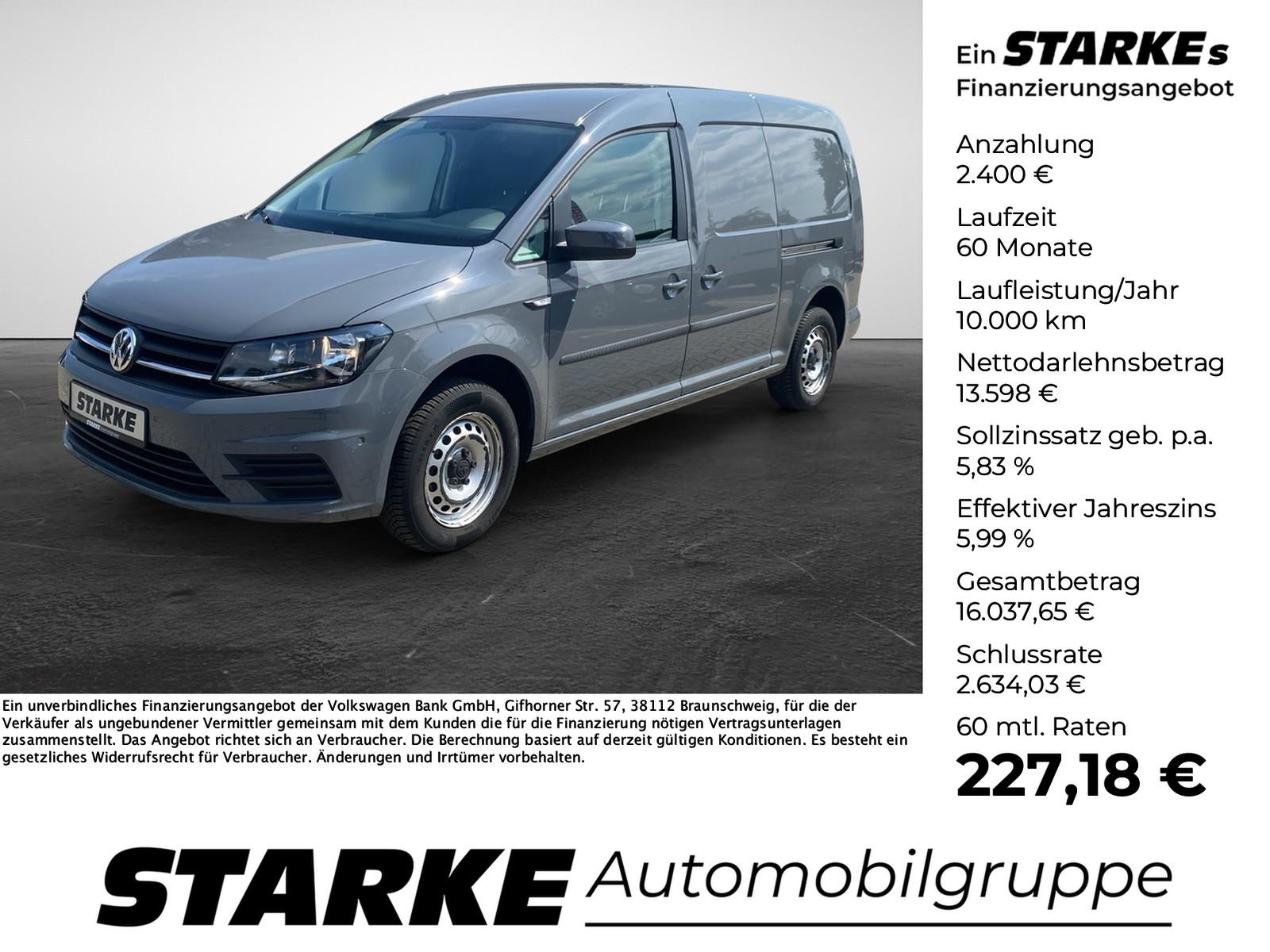 Volkswagen Caddy Maxi Kasten 2.0 TDI  Navi Kamera PDC Klima