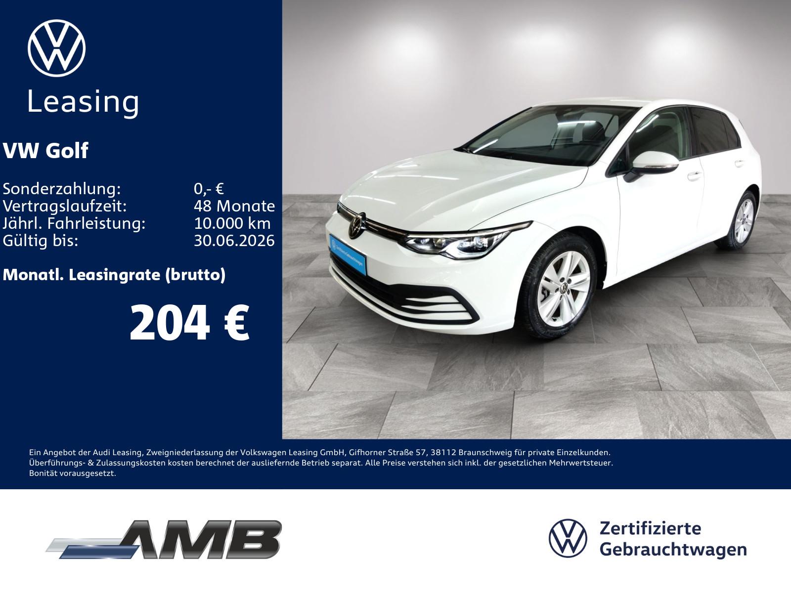 Volkswagen Golf Life 1.5 TSI AHK/LED+/Standh/12.27NW-Garant