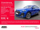 Audi Q5 Sportback TDI S line qua NAVI Matrix HUD 360° - Audi Q5 mit Diesel-Antrieb: Blau, Sportsitze