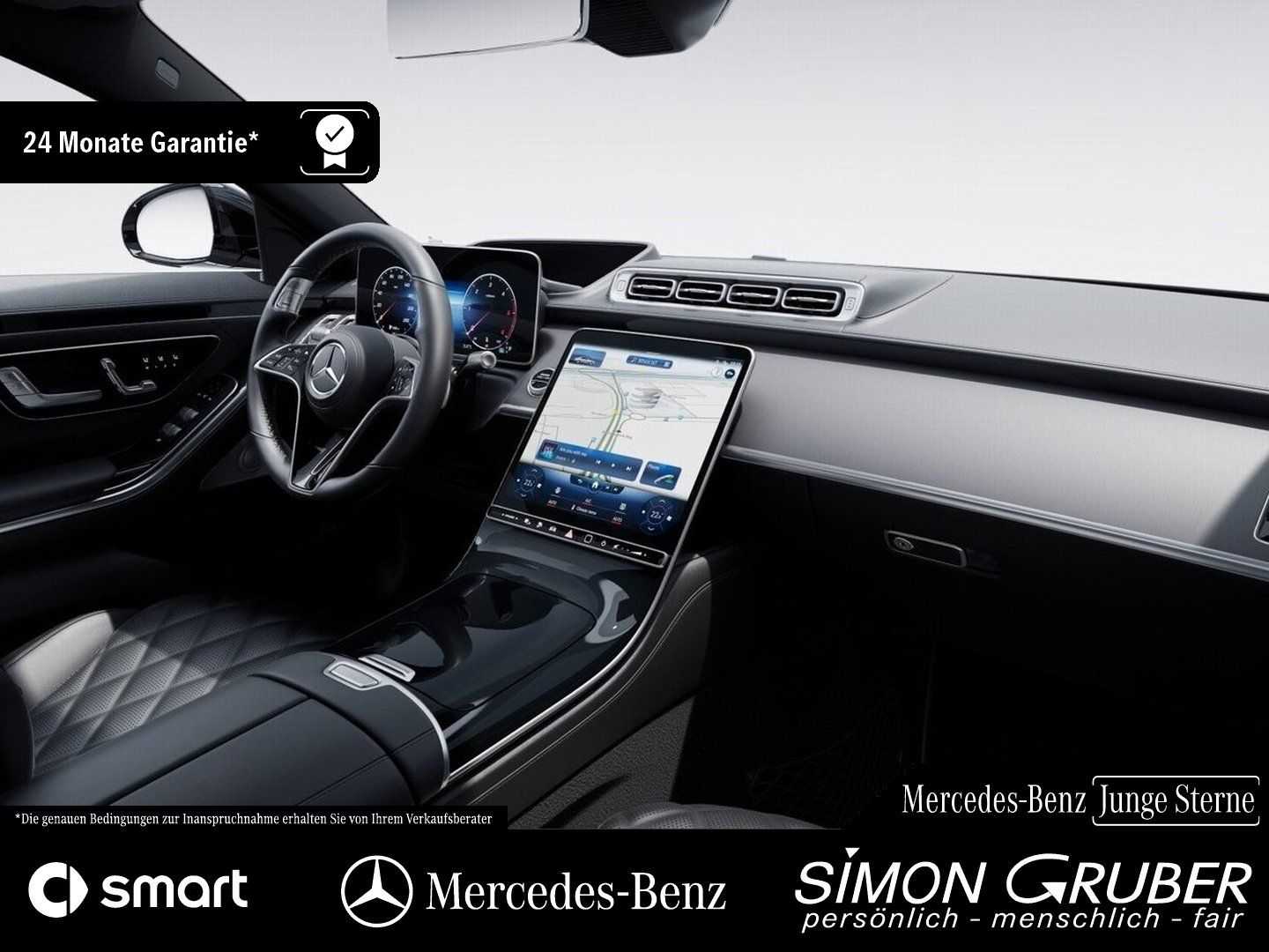 Fahrzeugabbildung Mercedes-Benz S 450 e AMG Chauffeure 4*Massage Guard 360 Burm