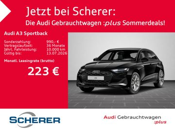 Audi Leasingangebot: Audi A3 Sportback advanced TDI 110 kW S tronic