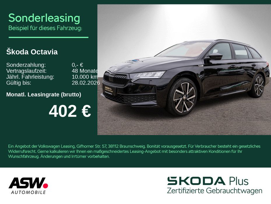 Skoda Octavia Combi Sportline 2.0TDI DSG Navi HUD PANO