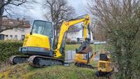 Wacker Neuson EZ36 Baggerdaumen Minibagger 2 Löffel