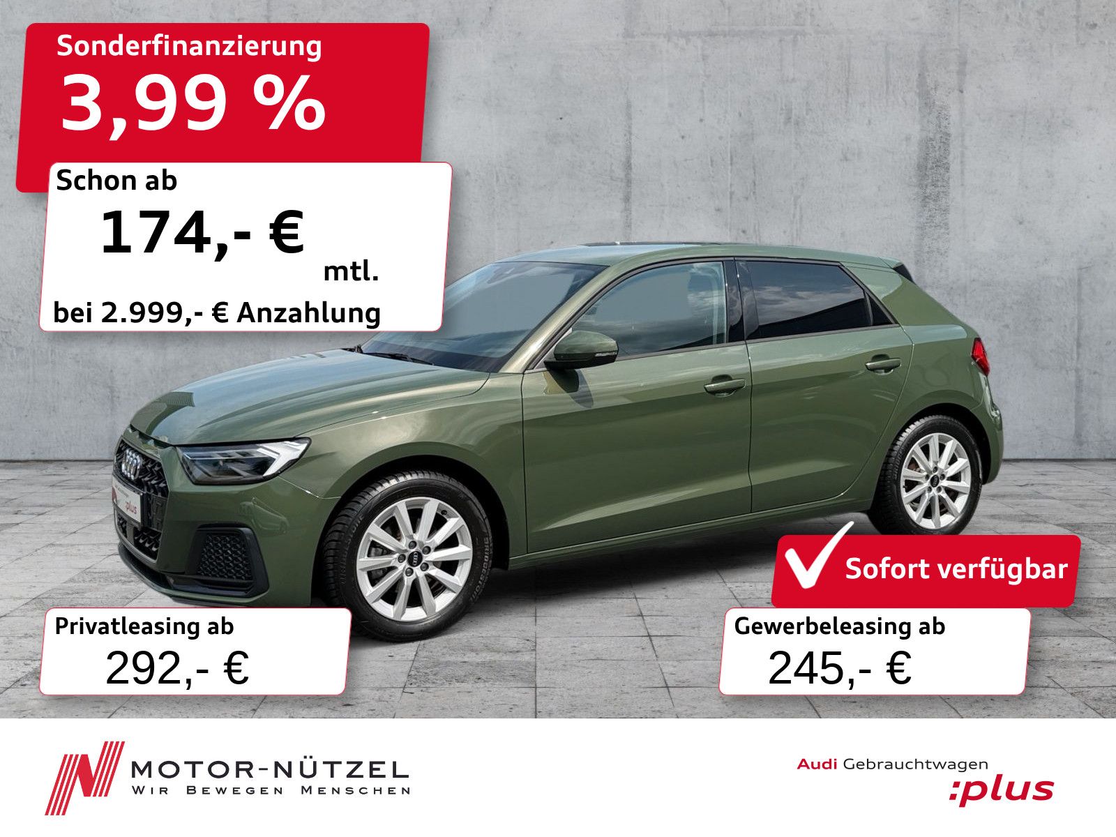 Audi A1 Sportback 30 TFSI ADVANCED LED+PDC+GRA+SHZ+VC