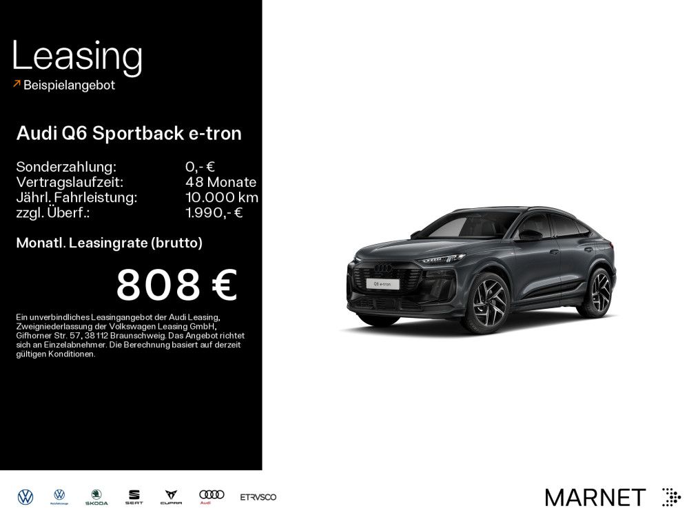 Audi Q6 Sportback e-tron quattro 315 kW