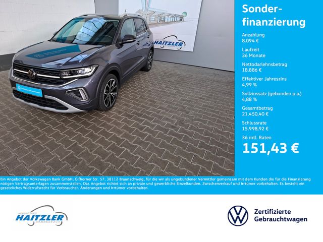 Volkswagen T-Cross Style 1.0 TSI DSG AHK + IQ.Light + ACC