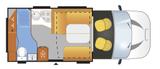 Chausson Welcome 530 Fiat - Chausson Teilintegrierter Welcome