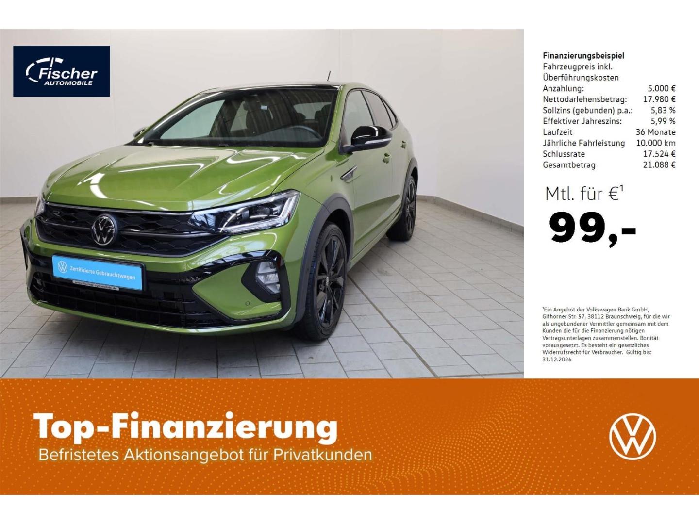 Volkswagen Taigo 1.5 TSI R-Line DSG AHK/NAV/PANO/RFK/SH/LED