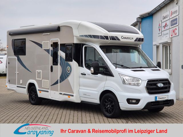 Neuseenland Caravaning Fahrzeugverkauf CHAUSSON 788 Titanium Premium *Autom.*Luft*SAT+TV*Hubbett