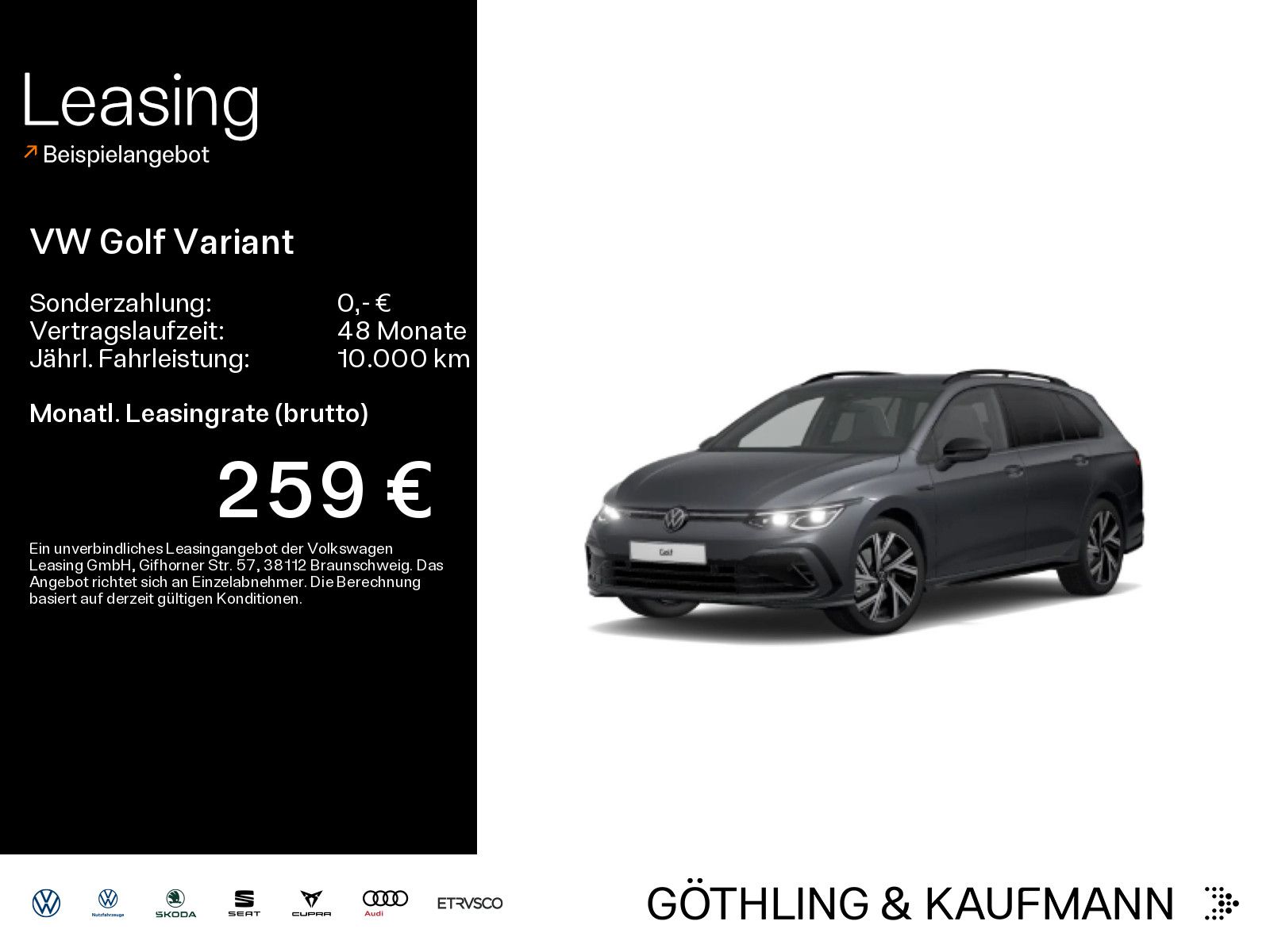 Volkswagen Golf Variant 2.0 TSI R-Line*NAVI*KAM*LED*SHZ*STD