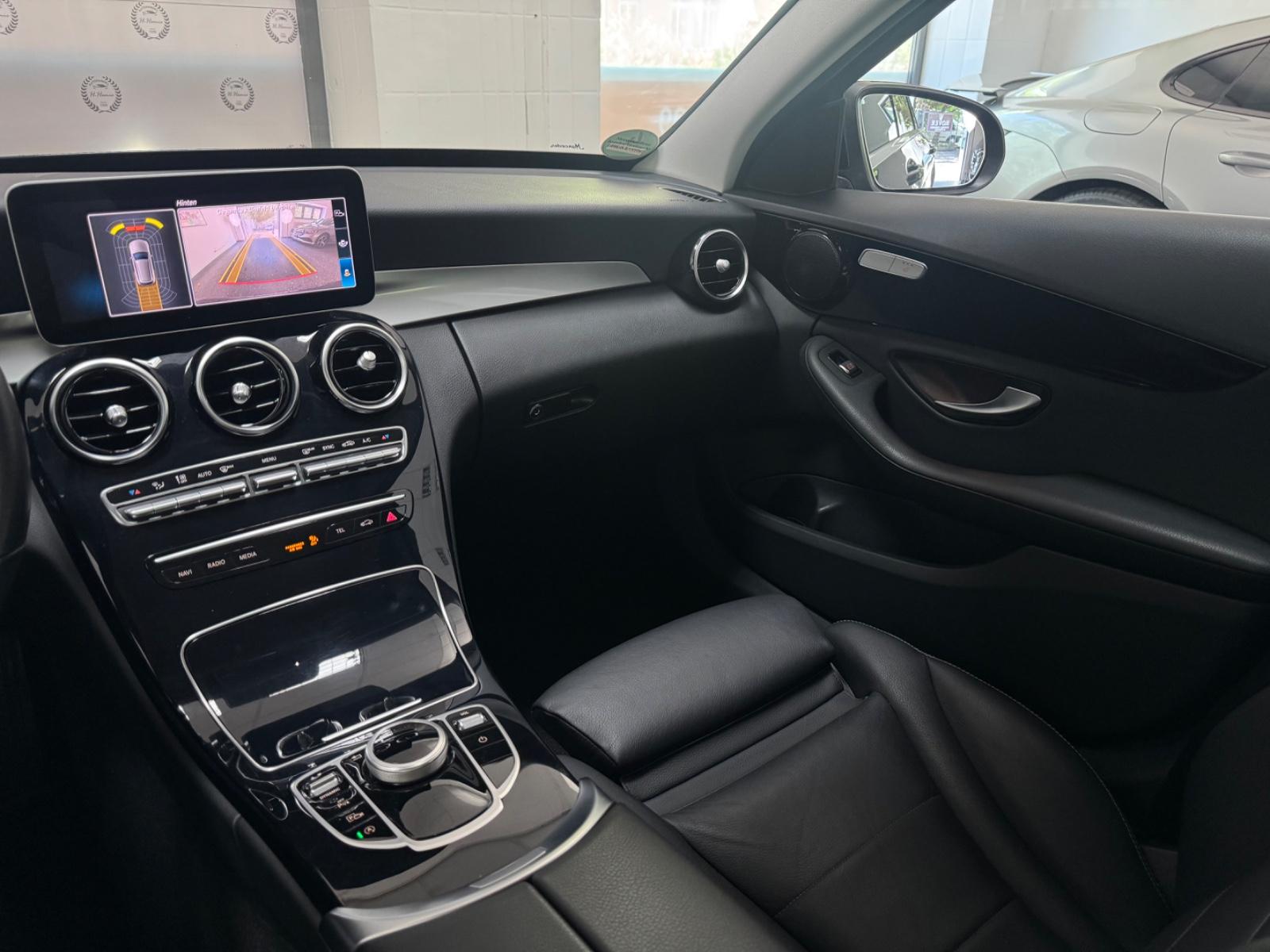 Mercedes-Benz C-Class T-MODELL AUTO NAVI CAM LEDER T-WINKEL 8-F, миниатюра 9