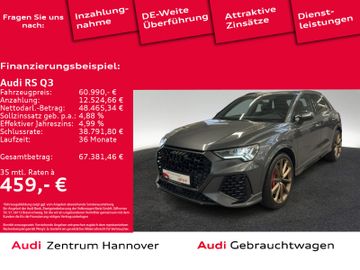 Audi Leasingangebot: Audi RS Q3 2.5 TFSI Kamera SONOS LED Navi virtual