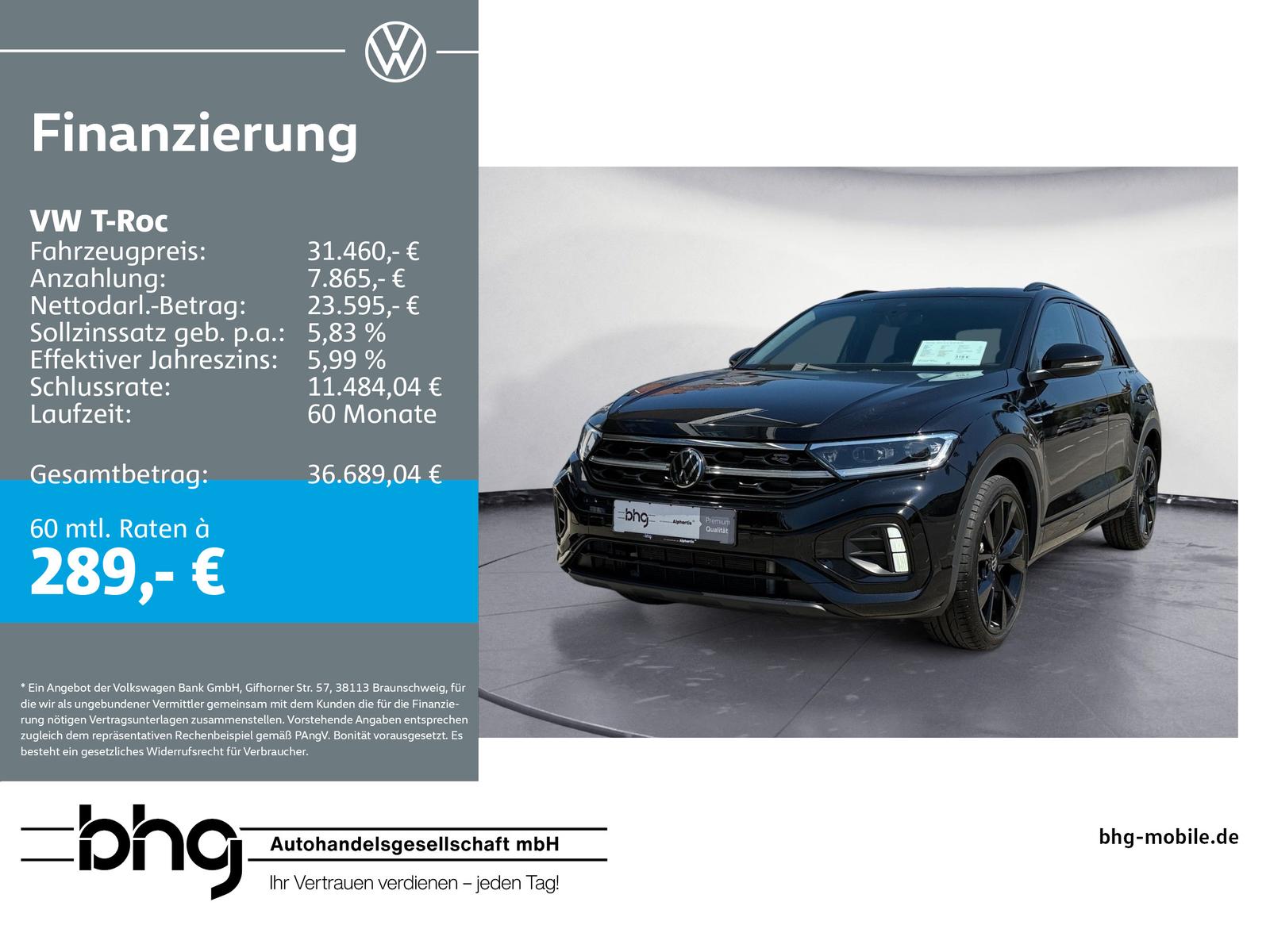 Volkswagen T-Roc 2.0 TSI DSG 4motion  R-LINE #KAMERA #STAND