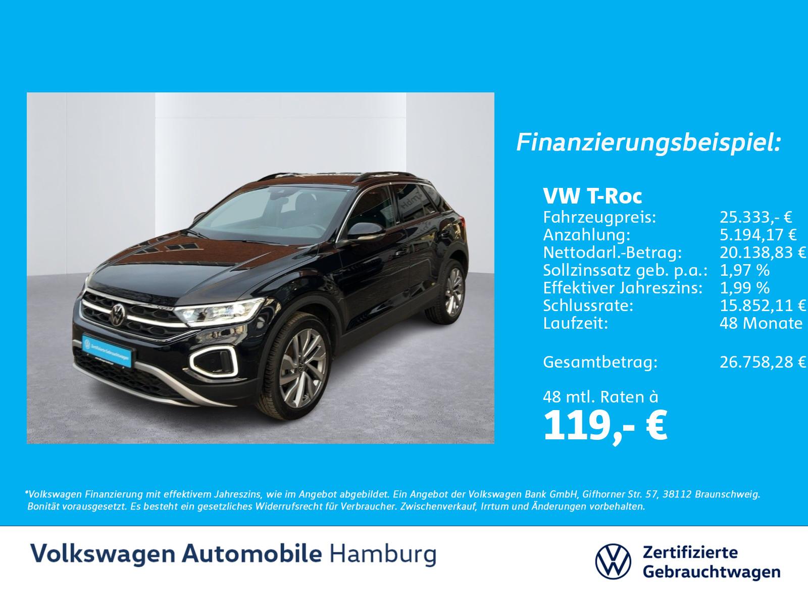 Volkswagen T-Roc 1.5 TSI DSG Move Navi LED Kamera