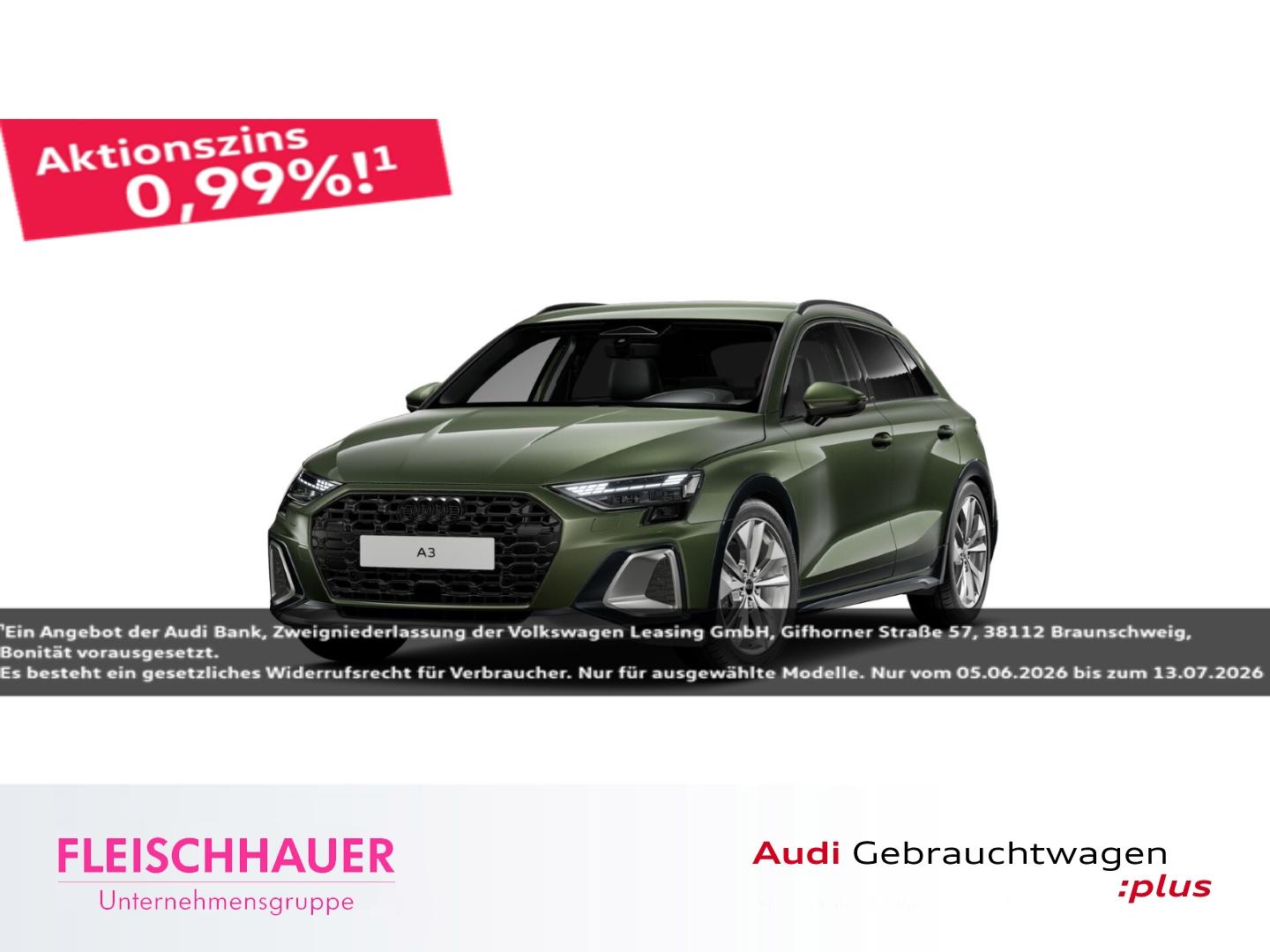 Audi A3 allstreet TDI Navi+LED+AHK+STHZG+Kamera+APP+A