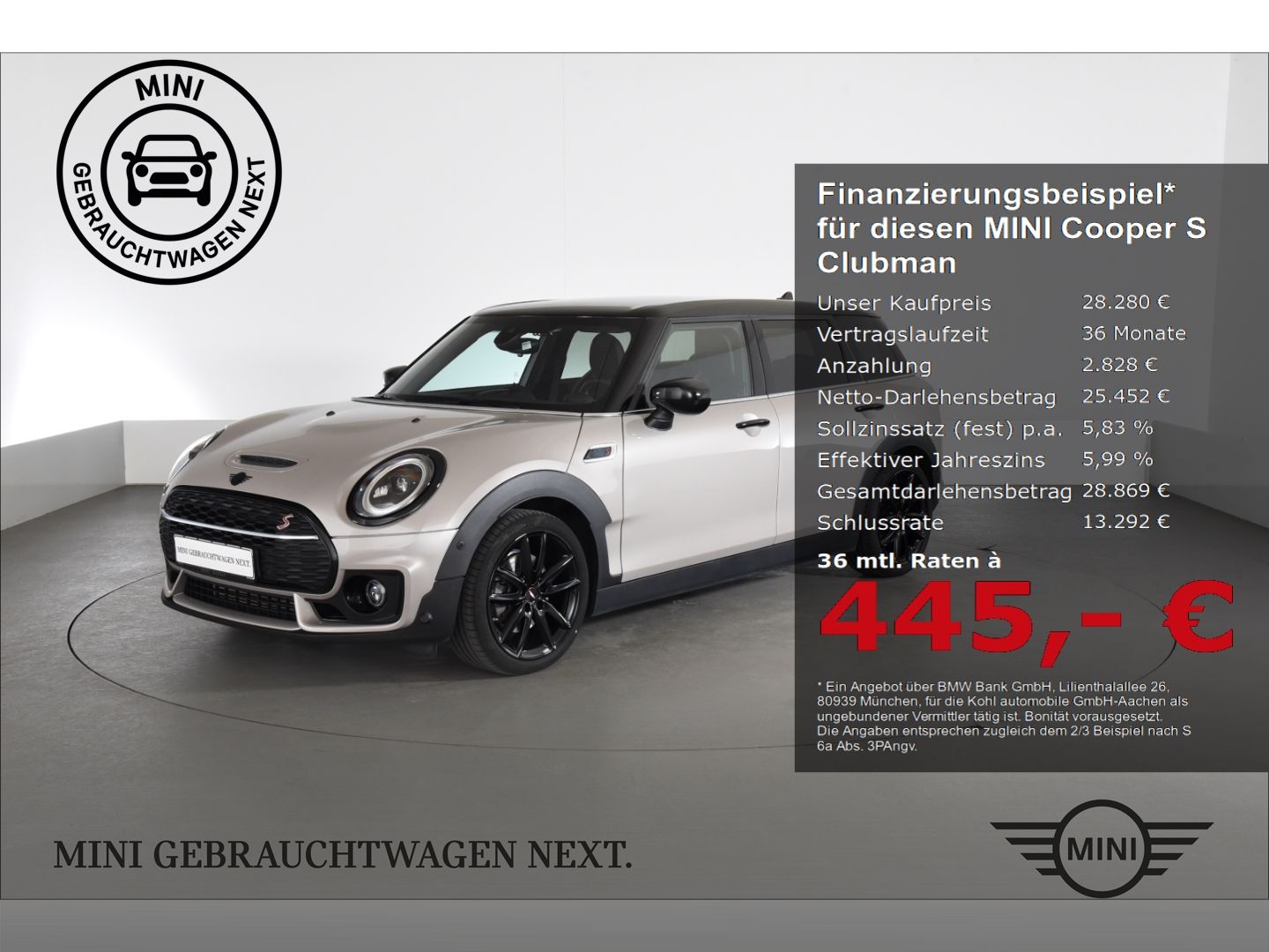MINI Cooper S Clubman John Cooper Works Trim Sitzheiz