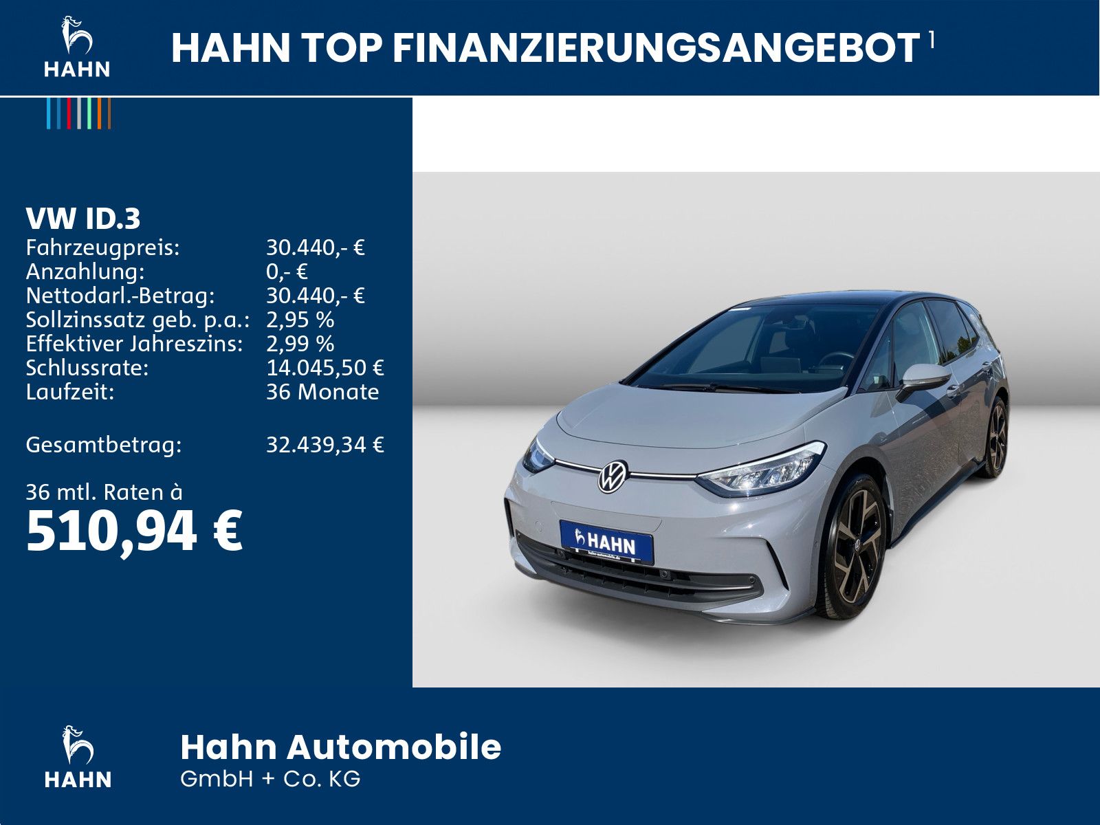 Volkswagen ID.3 Pro Move WäPu LED Navi ACC Cam ergo MFL Key imagem 2