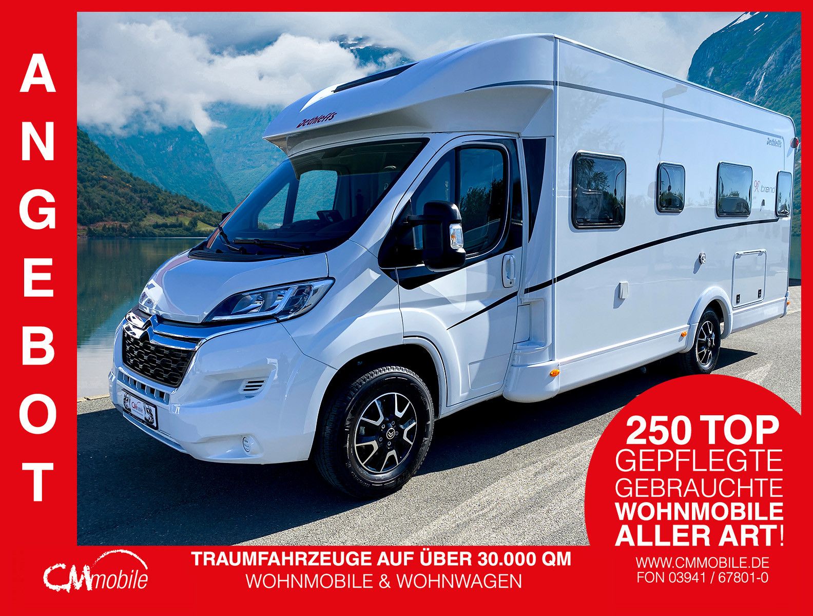 Dethleffs
 Trend T 7017 - 165 PS - Raumbad - Einzelbetten
