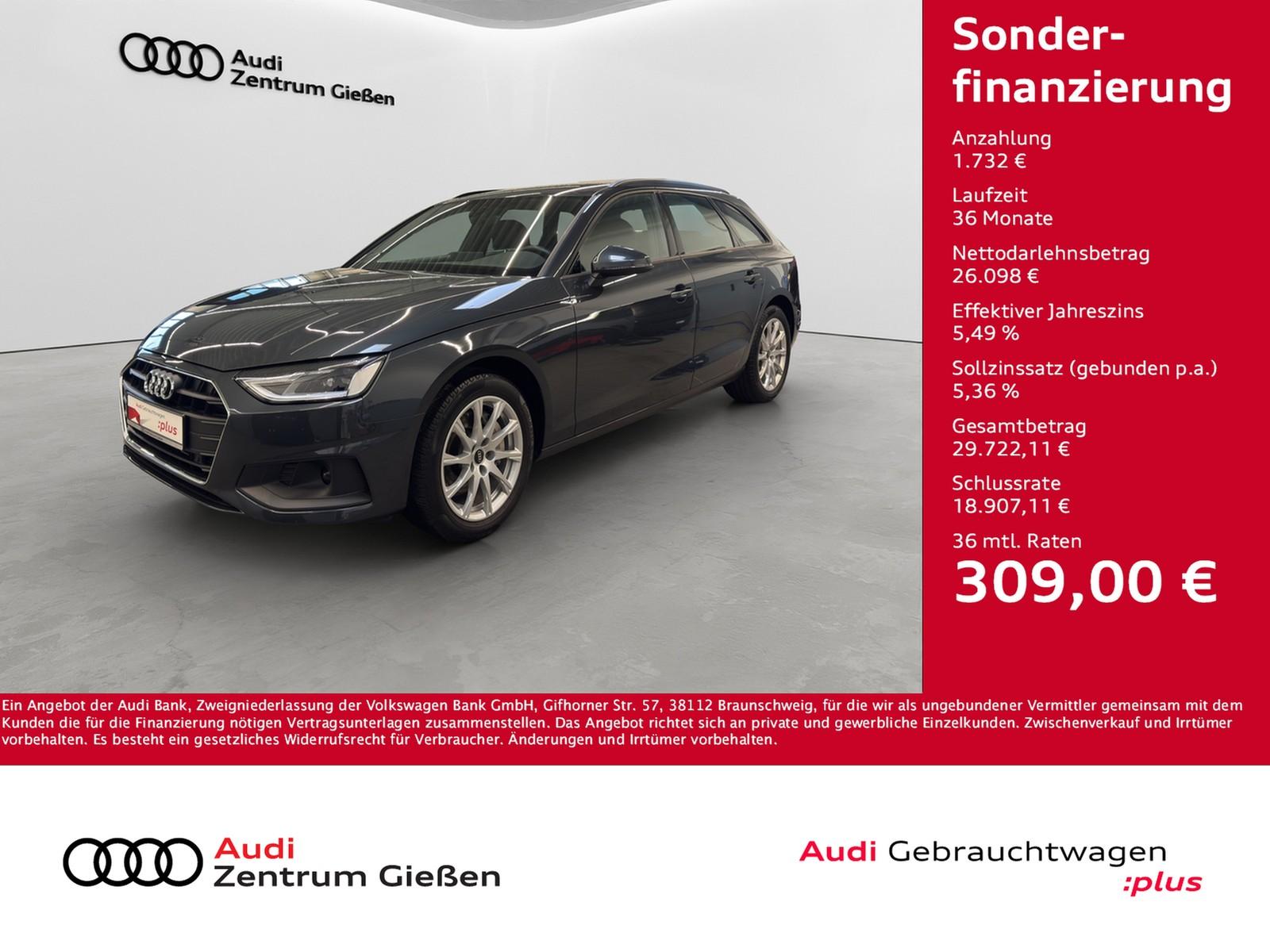 Audi A4 Avant 40 TFSI basis Navi Buisnesspaket